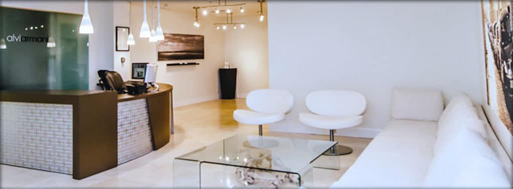 AlviArmani Beverly Hills Hair Transplant Clinic Lobby