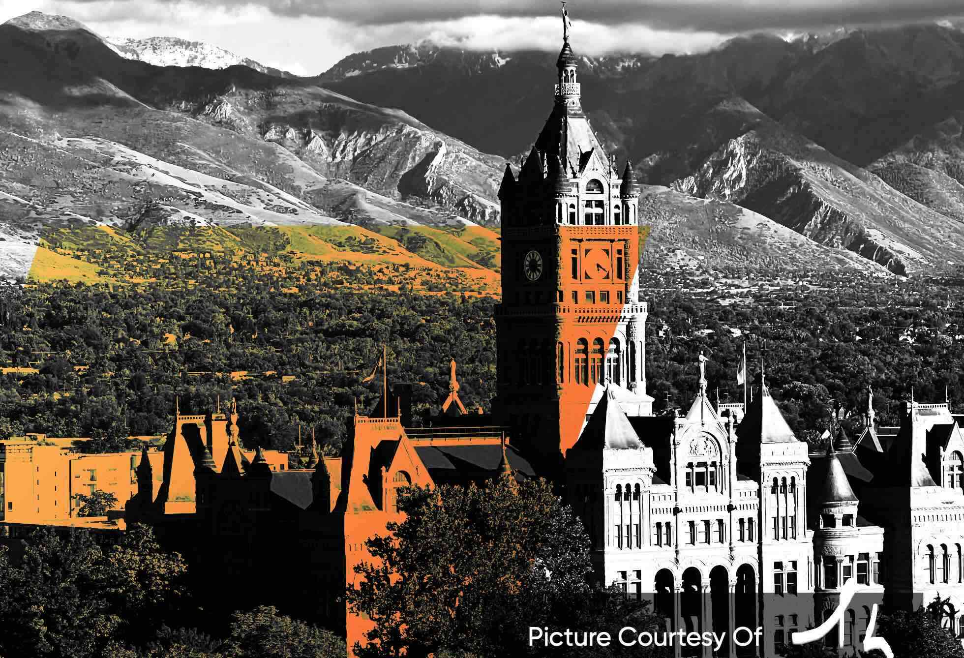 Wasatch Range near Salt Lake City—photo by Ash