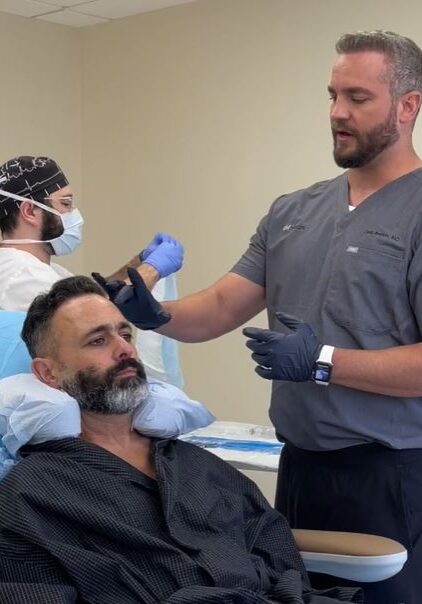Barton-Patient Dr. Craig Barton Hair Transplant Surgeon AlviArmani Salt Lake City